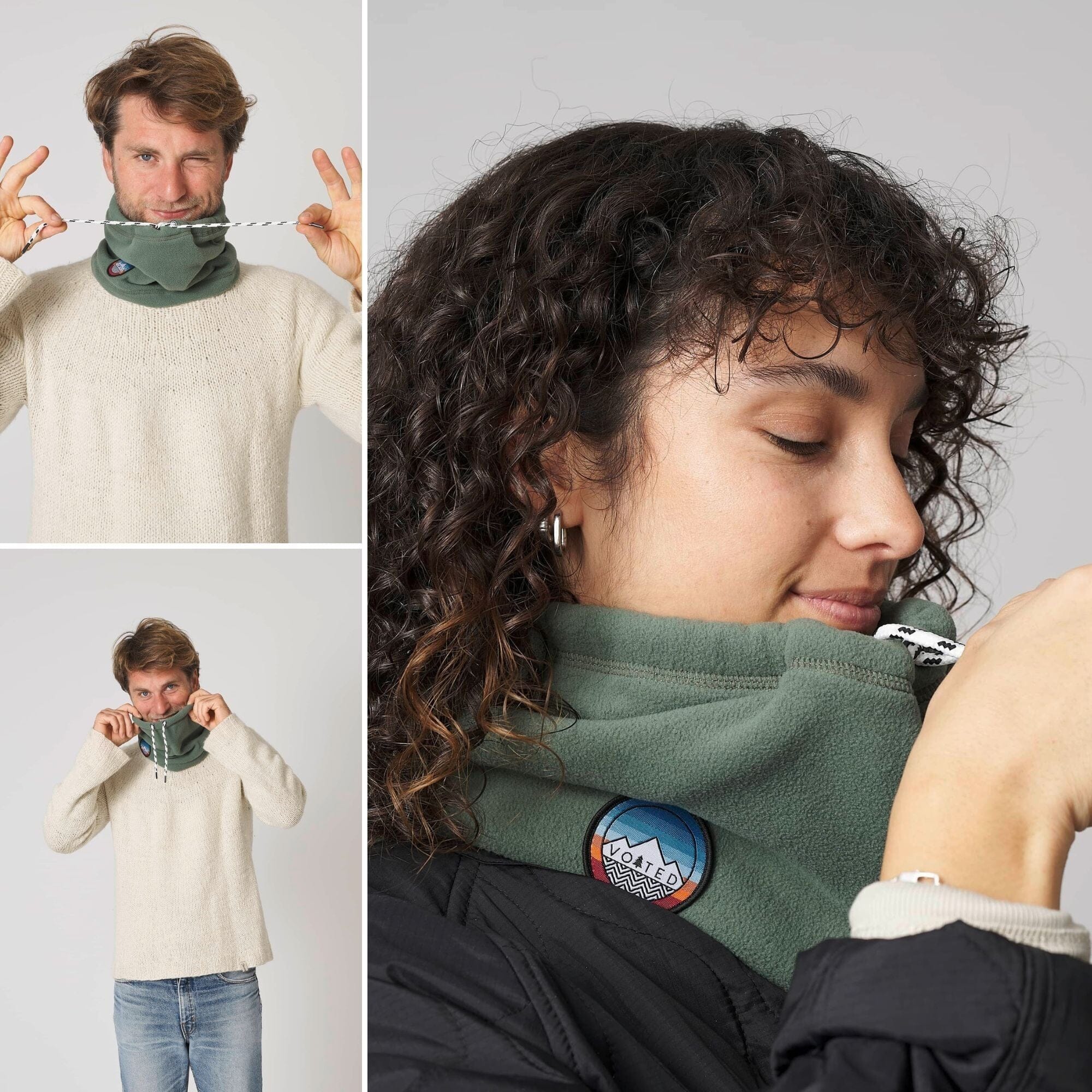VOITED Snood - Dark Forest | Warm & Adjustable Neck Protection