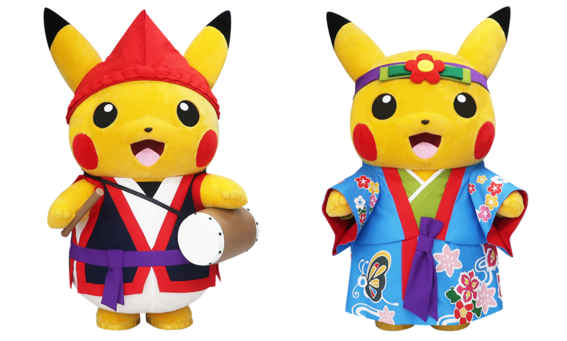 ポケモンセンターオキナワにピカチュウが遊びにやってくるよ