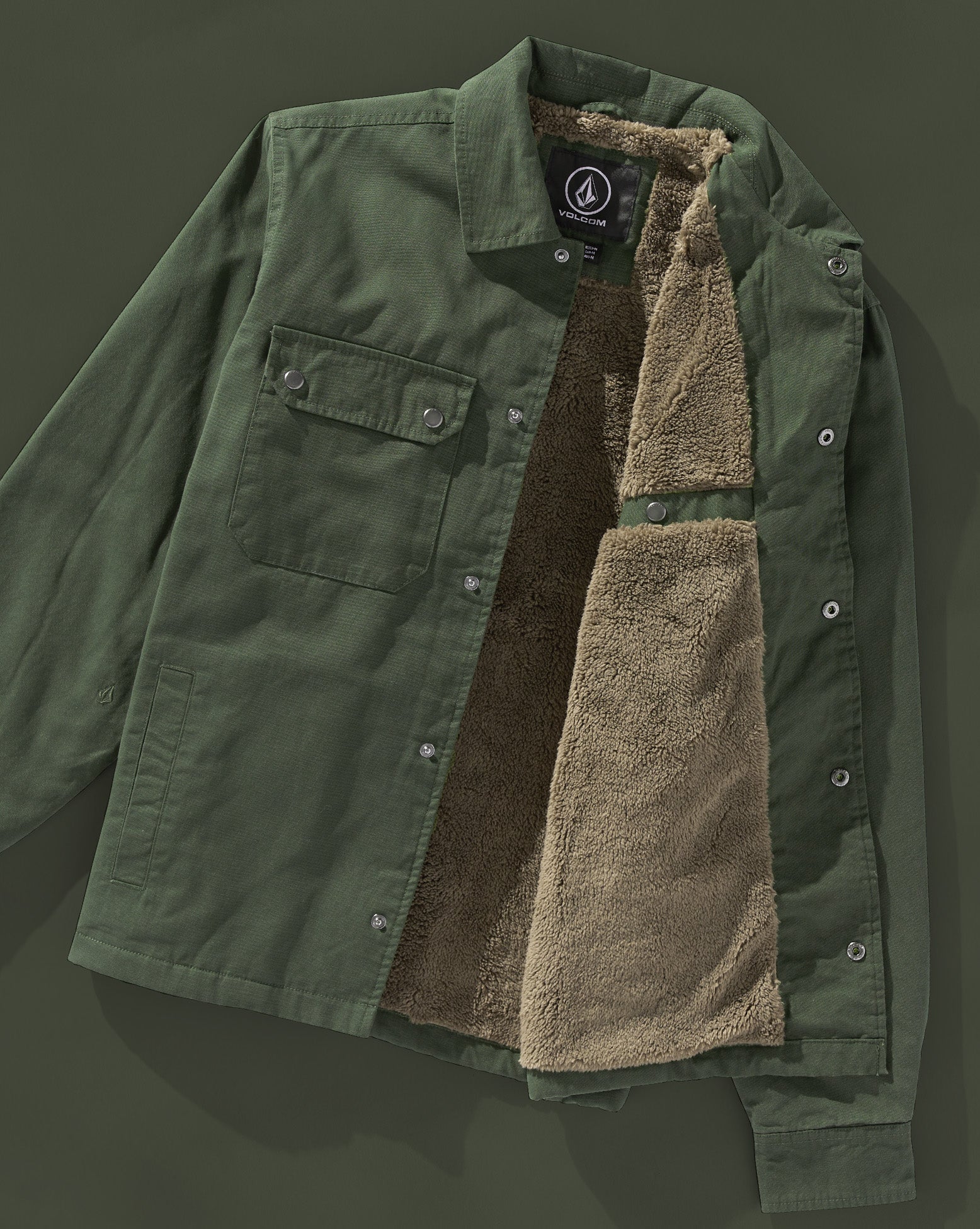 Jaqueta Volcom Larkin Lined Squadron Green - Volcom Brasil - Loja