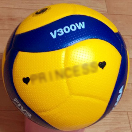 送料無料！ネーム加工込み】ミカサ(MIKASA) バレーボール 国際公認球