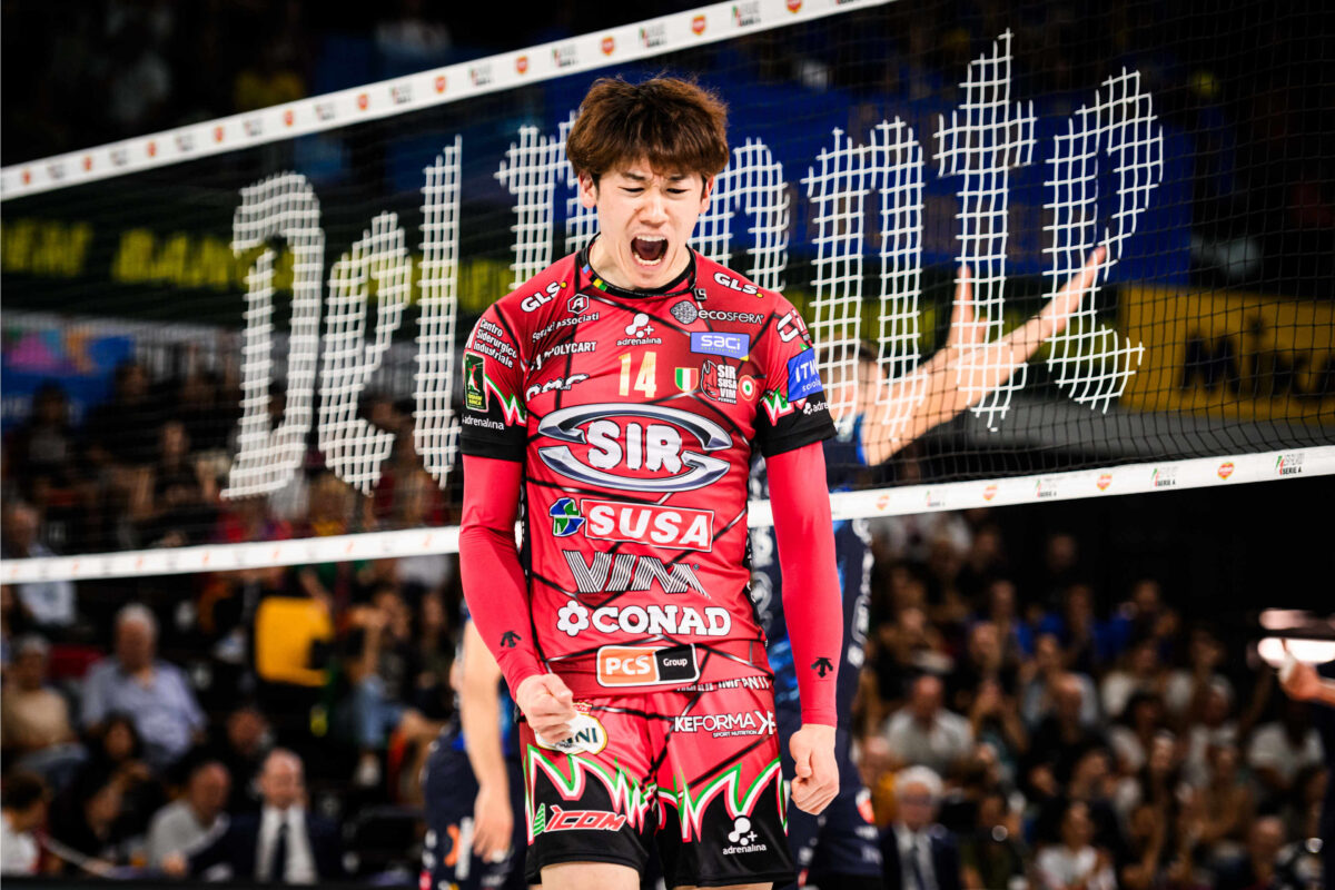 石川祐希がMVP！ペルージャがスーペル・コッパでトレンティーノをフル