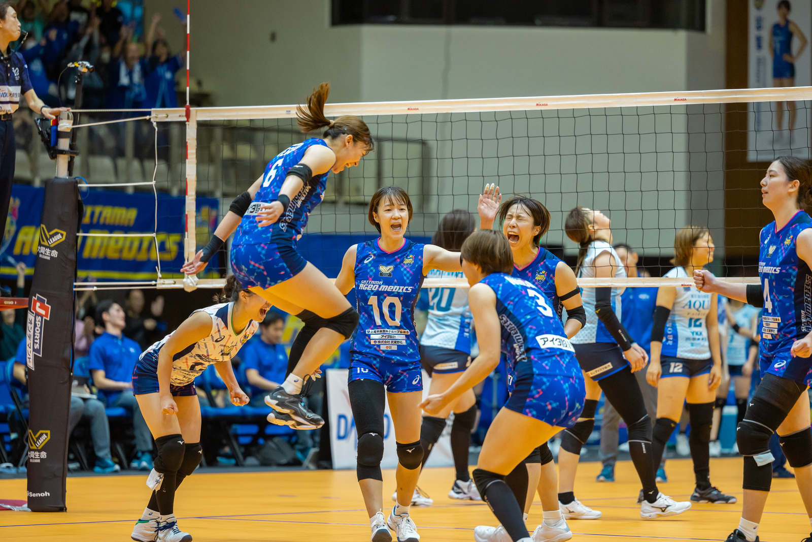 3度にわたるデュースの展開を勝ち切ったのはホームの埼玉上尾