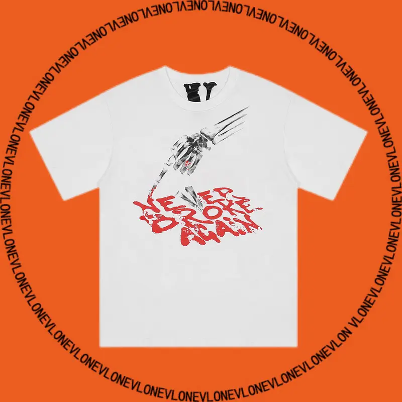 Vlone x Never Broke Again Bones T-shirt - Vloneai.com