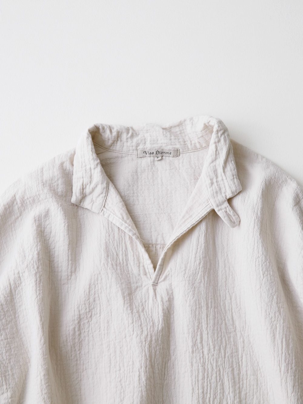 Fluffy Cotton プルオーバーワイドシャツ | ITEM | Vlas blomme