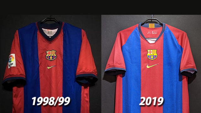 FCバルセロナ×ナイキの契約20周年記念！2019年に発売されたリメイク