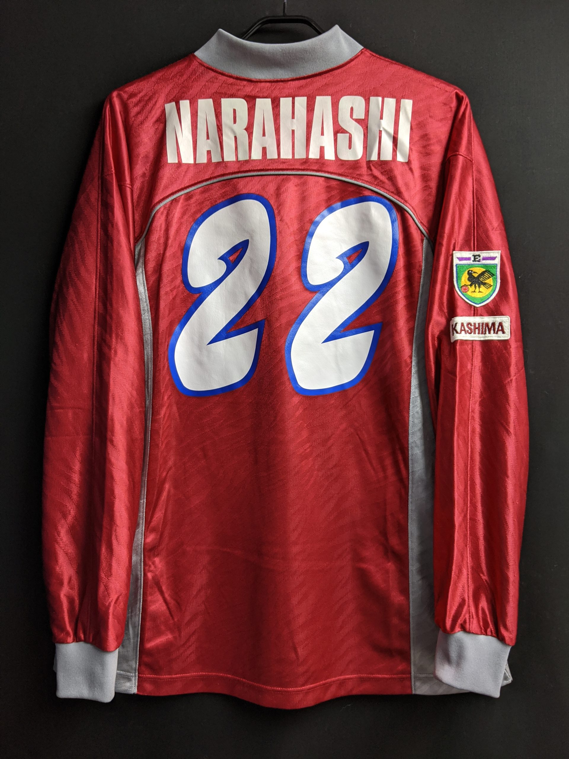 規定でスポンサーは1ヶ所のみ！超レアな鹿島アントラーズ、1998/99