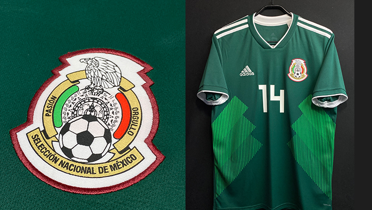 元ネタは1994年！メキシコ代表、2018/19ホームユニフォーム