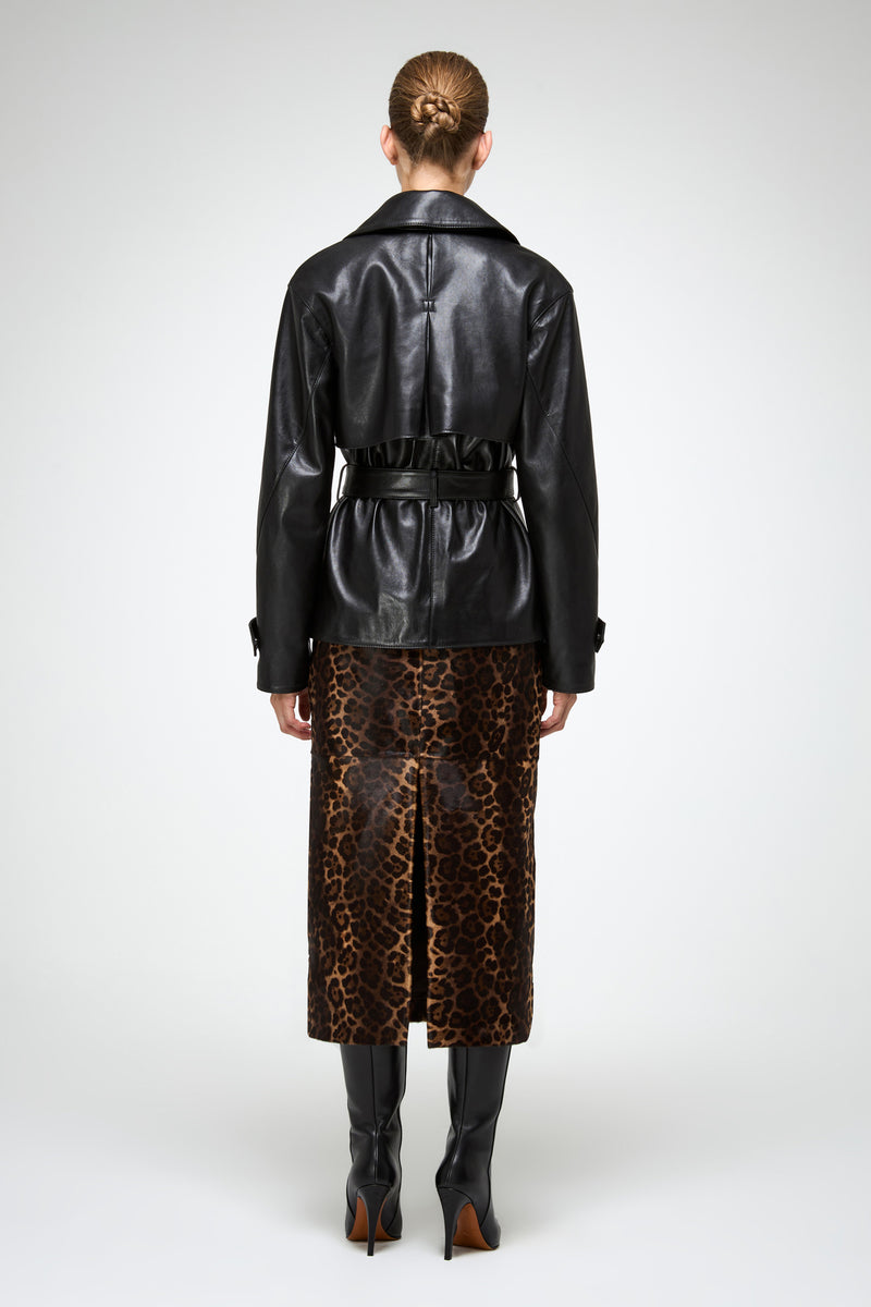 V S P - Elda - Black Leather Jacket