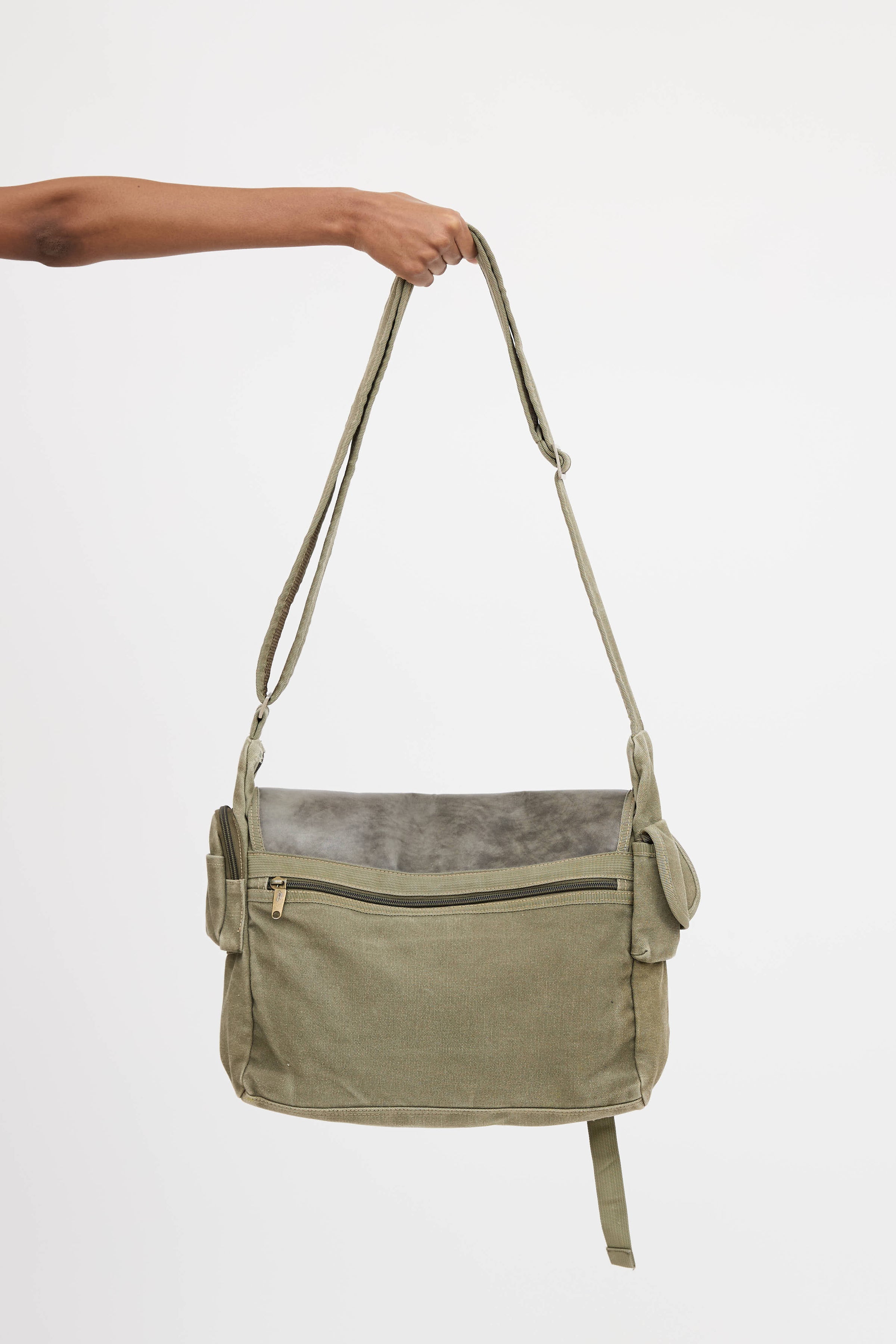 Diesel // Leather Messenger Bag – VSP Consignment