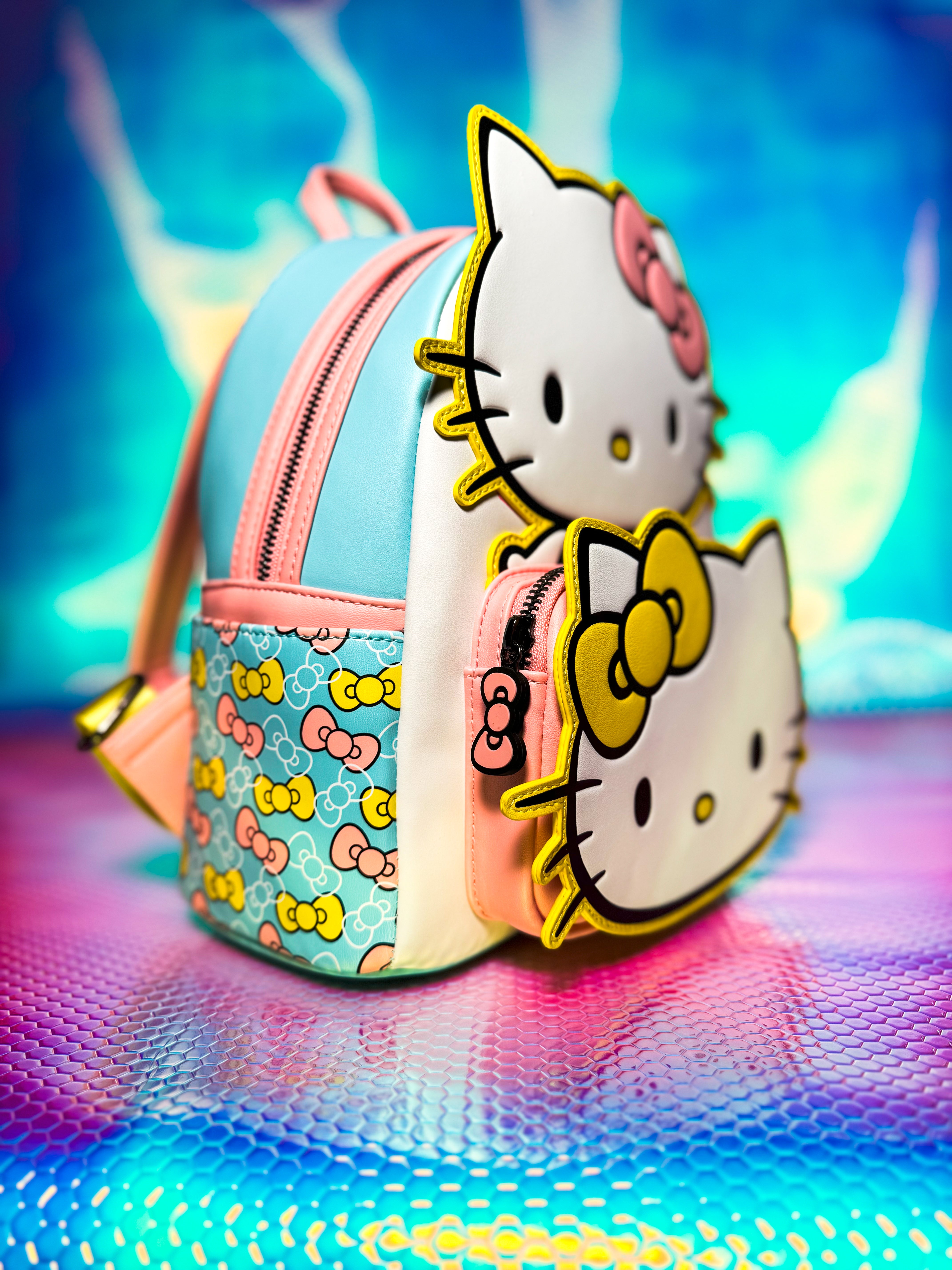 Loungefly Hello Kitty and Mimmy Cosplay Mini Backpack vRare