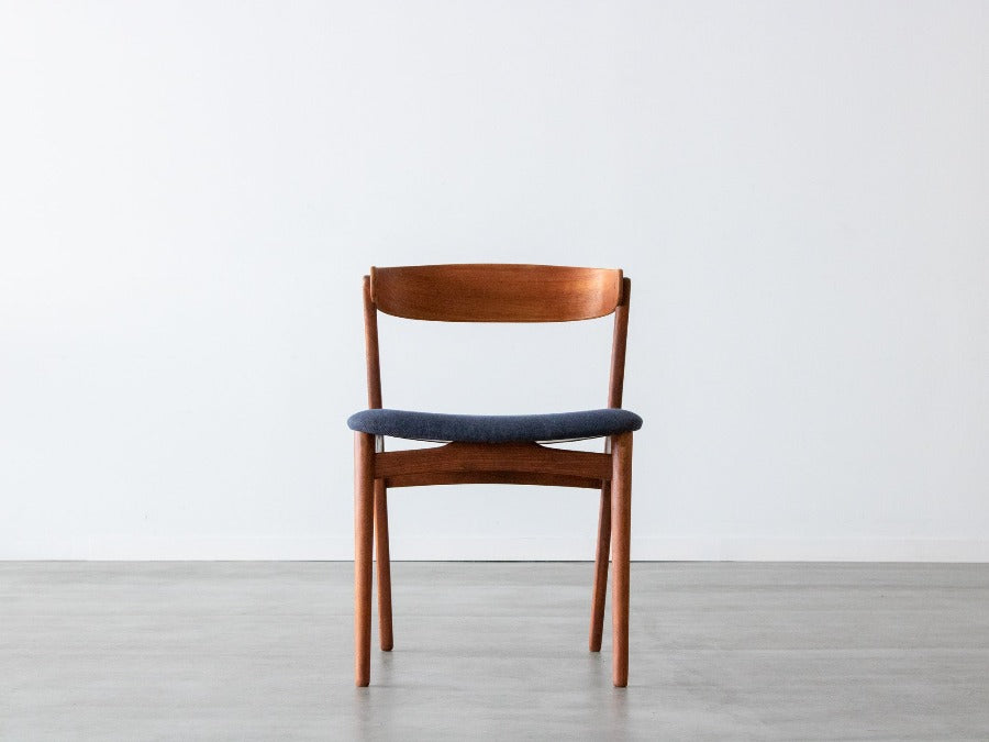 H004-4 ビンテージ｜ダイニングチェア｜ネイビー – tefu vintaging