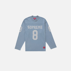 Supreme Affiliated L/S Dusty Blue Football Top | SS25KN34 SLATE