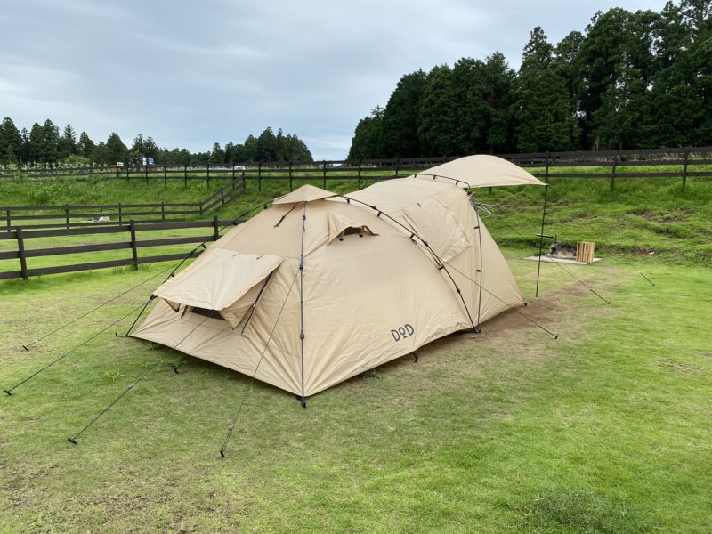 レビュー】DODライダーズタンデムテント2人キャンプにおすすめの理由と