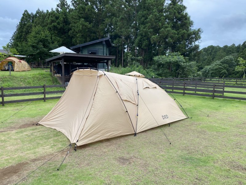 レビュー】DODライダーズタンデムテント2人キャンプにおすすめの理由と