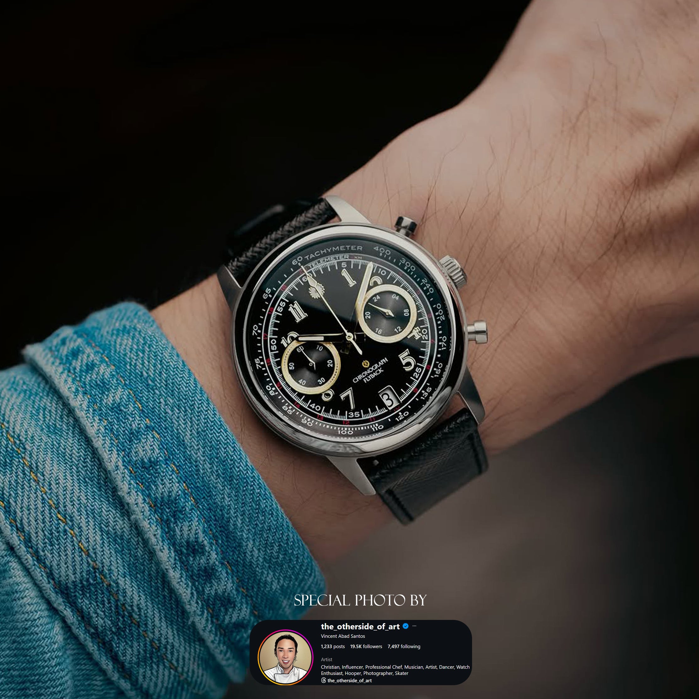 Tenji Chronograph – 38mm Seiko VK64 Mecha-Quartz | Wancher Watch