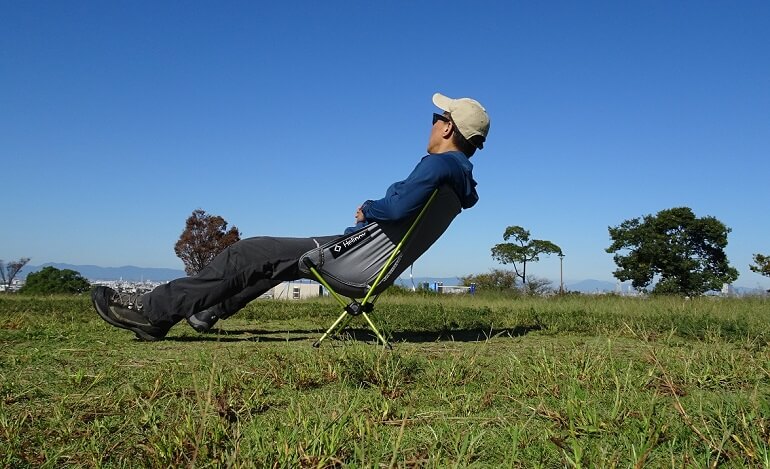 チェアゼロはキャンプ&ツーリングに最適！登山ではどうよ?【レビュー】