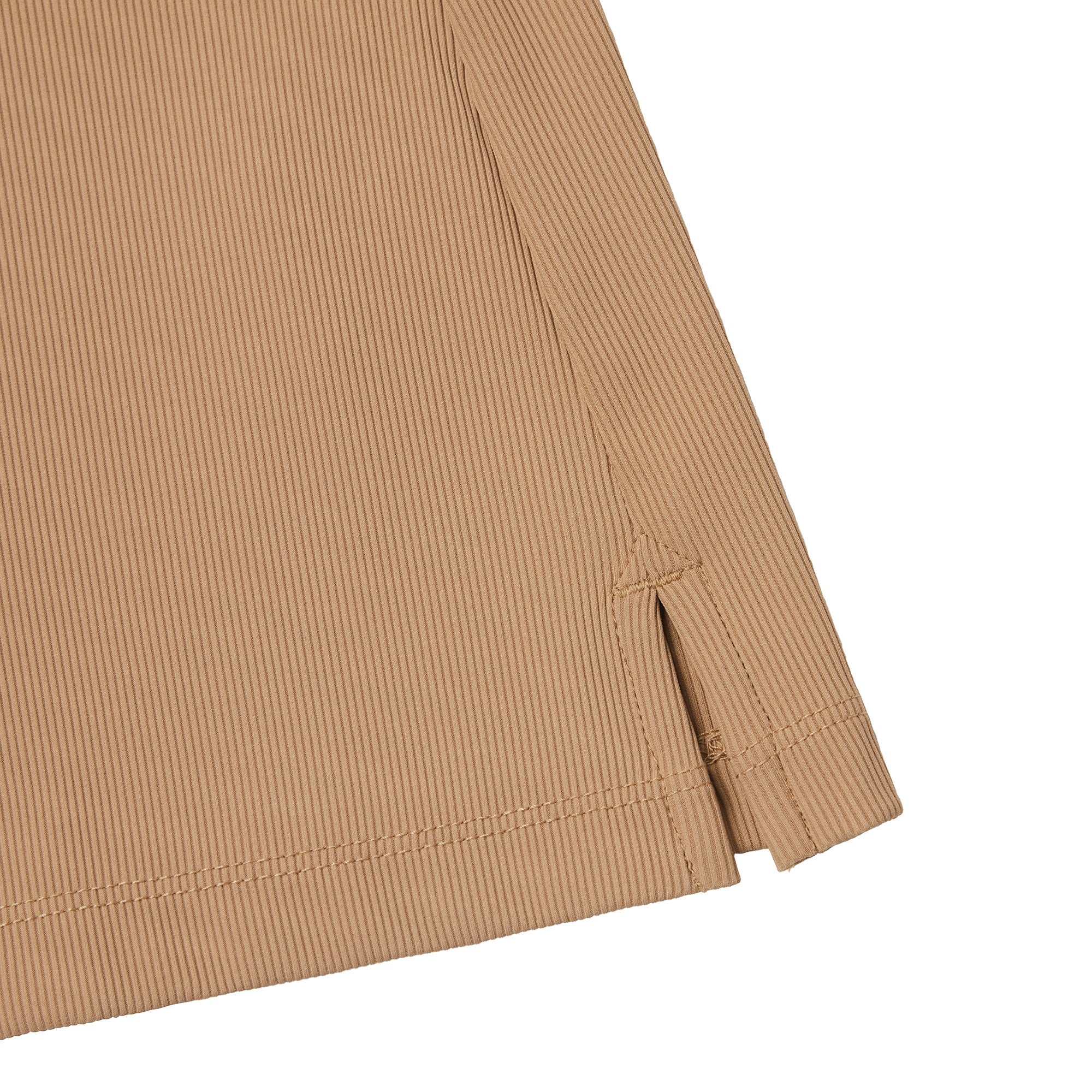 WOMEN リブポロシャツ ホワイト