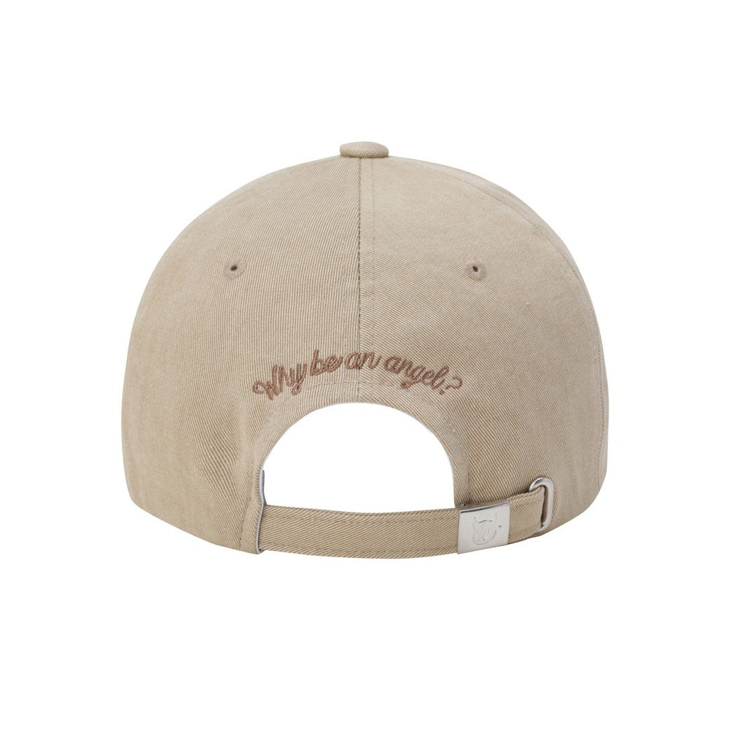 UNISEX コットンキャップ ベージュ