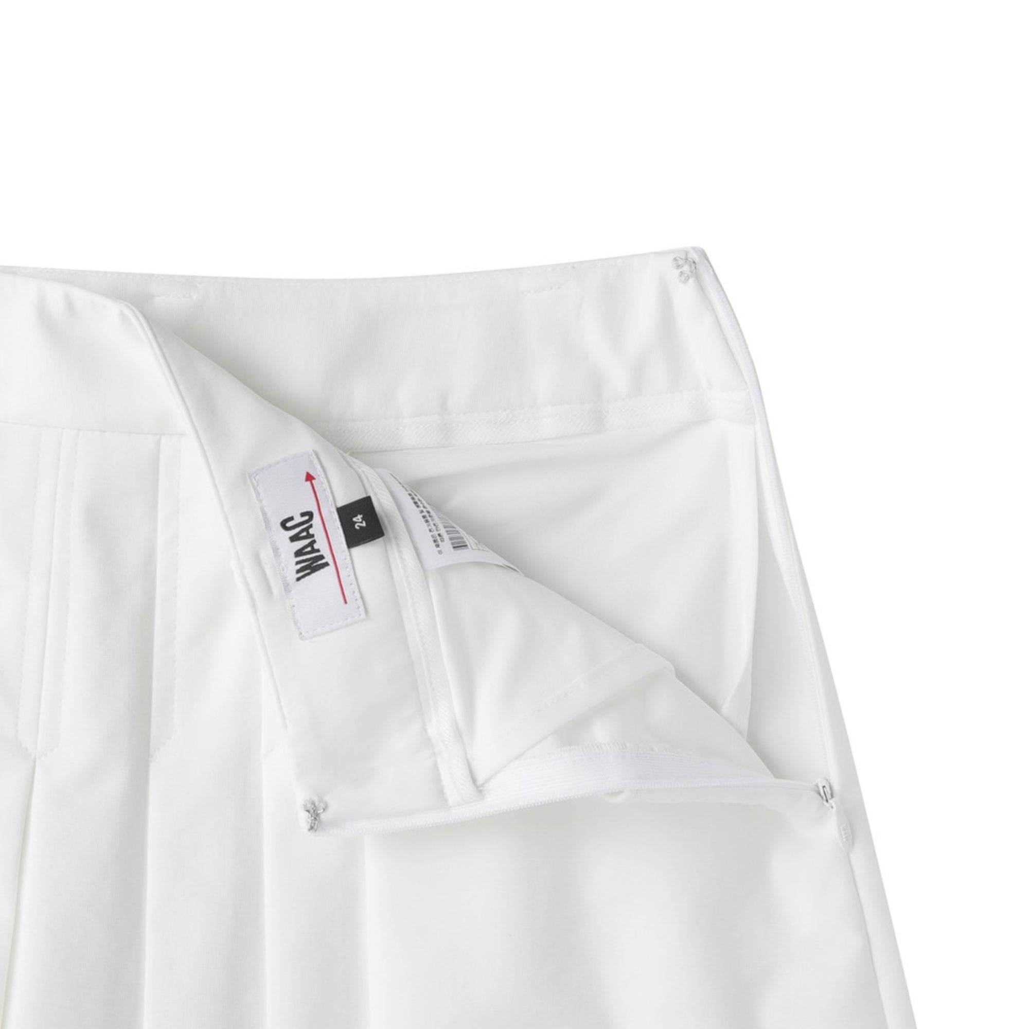 WOMEN プリーツスカート ホワイト