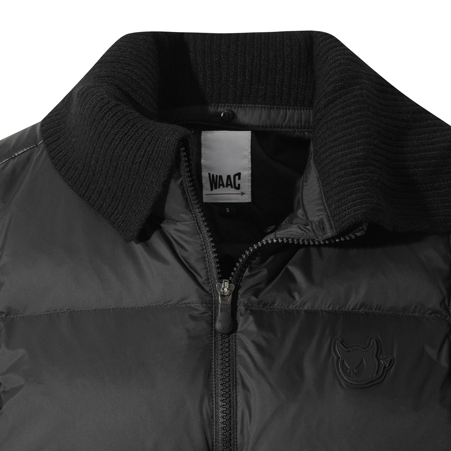 WOMEN ハイブリッドダウンジャケット ブラック