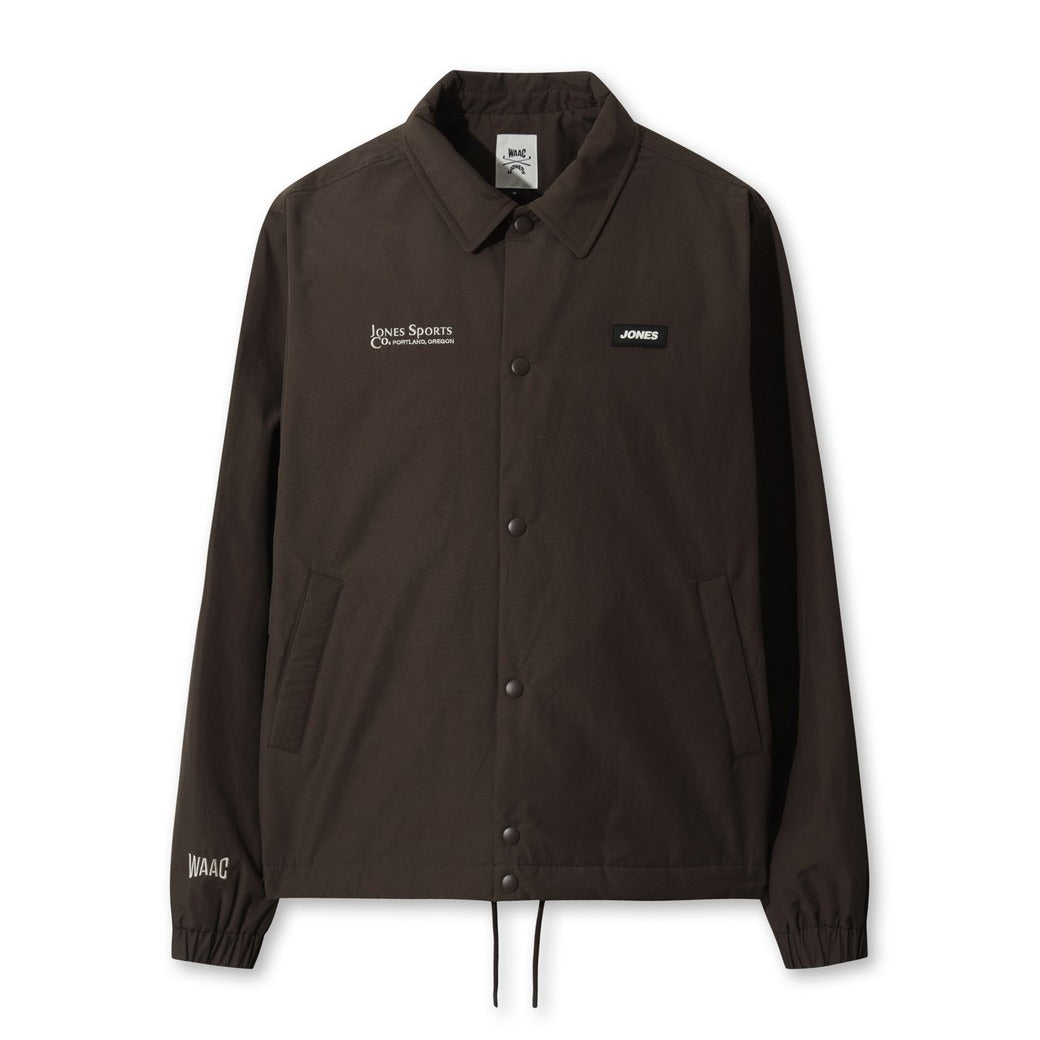 WAAC X JONES】MEN パデッドコーチジャケット ブラウン