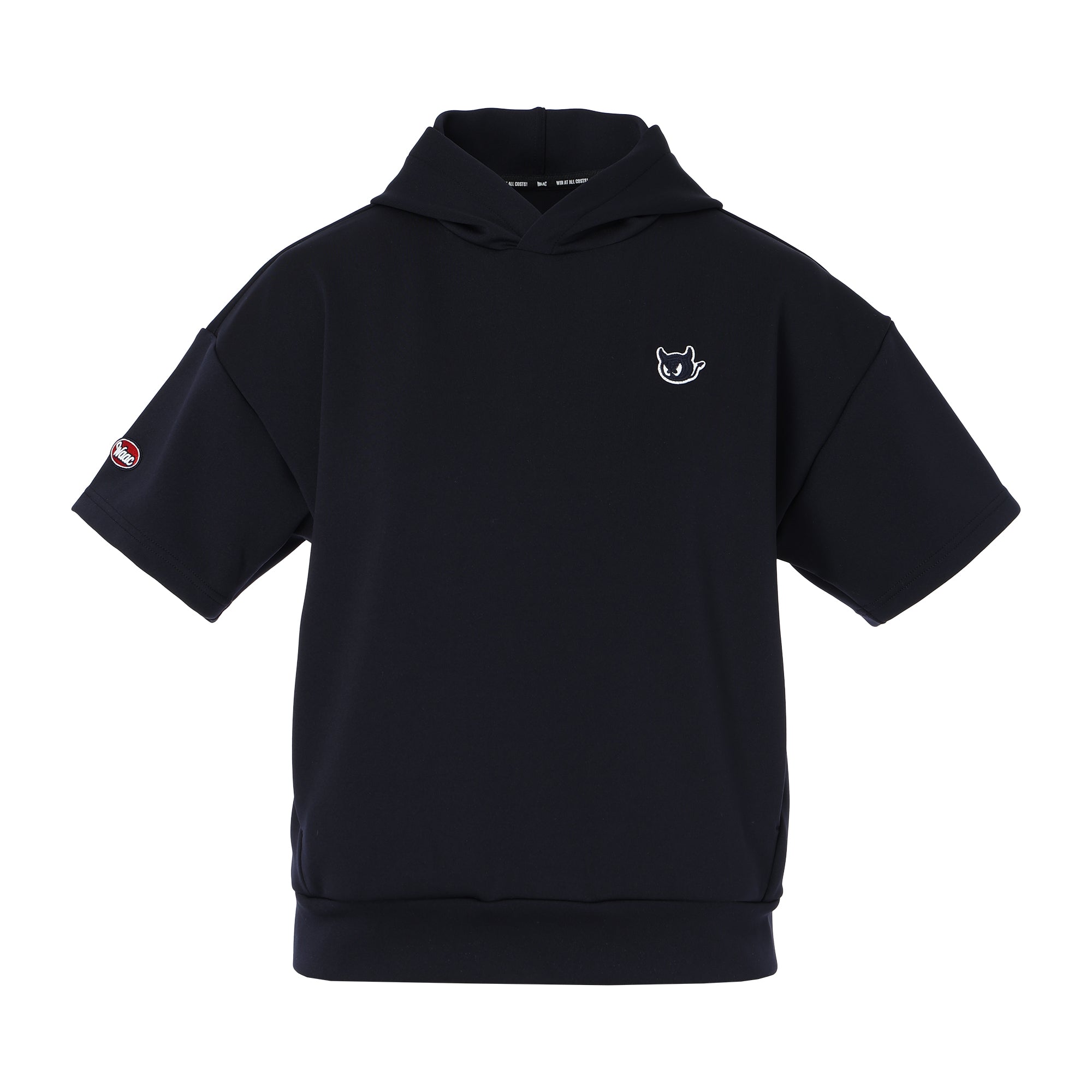 WAAC トレーナー WOMEN ストレッチタフタバックロゴプルオーバー ネイビー