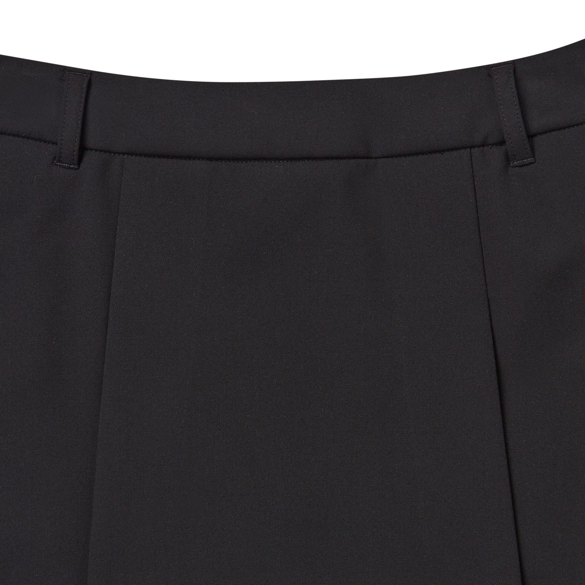 WOMEN タックプリーツスカート ブラック