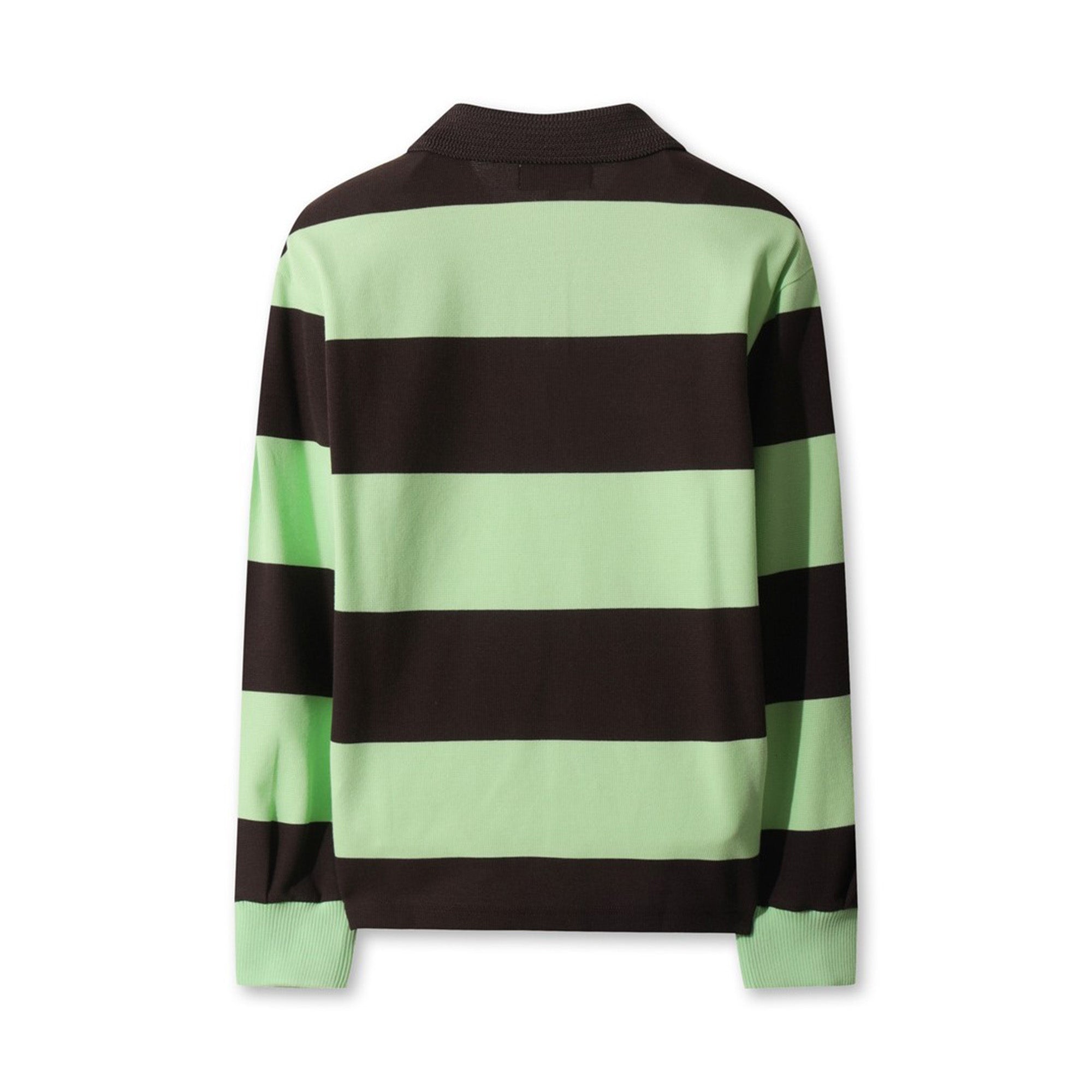 WOMEN リブニットラガーシャツ ミント