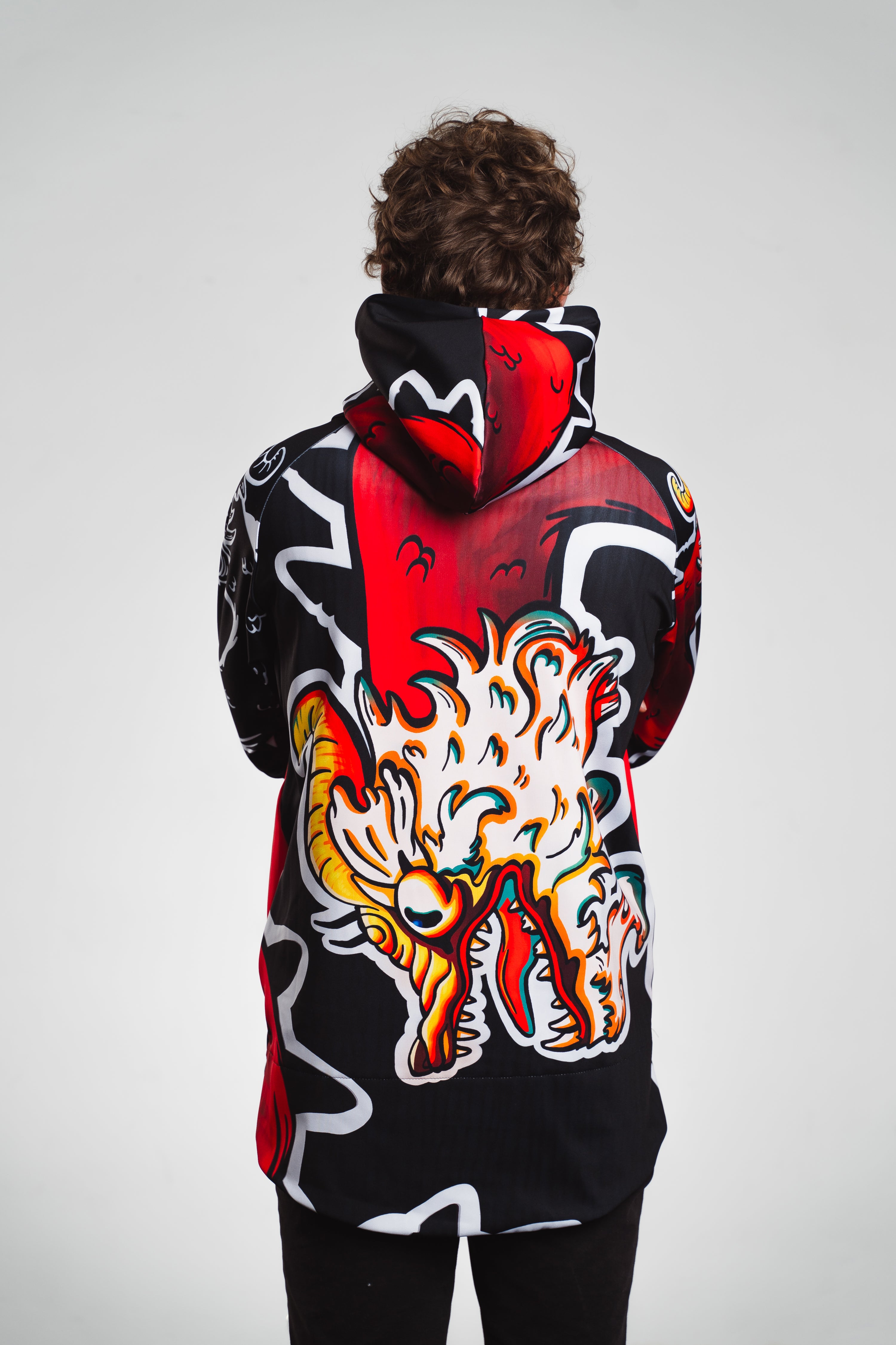 M's Azdaha Red Hoodie | Wacky Sheep