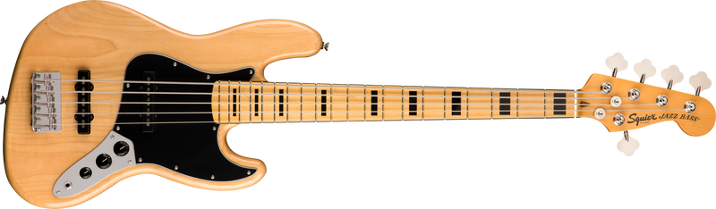Squier Classic Vibe '70s Jazz Bass® V, Maple Fingerboard, Natural
