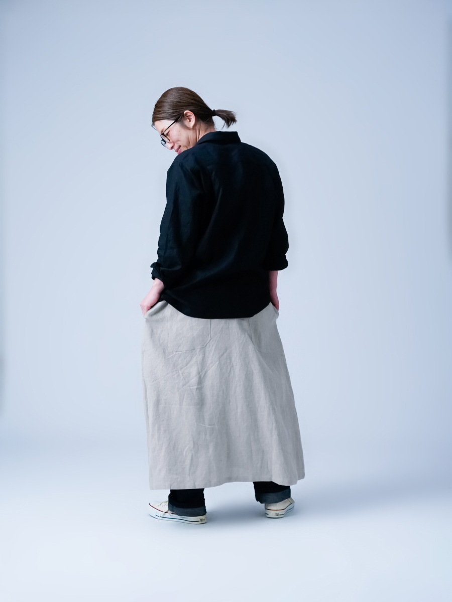 リネンシャツ】程よいヌケ感ほしい方必見！ リネン オープンカラー