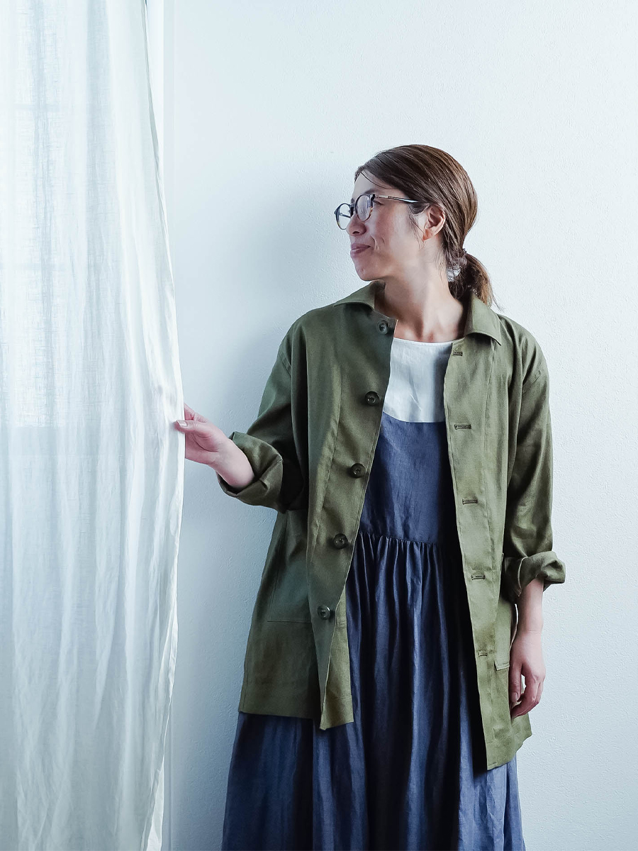 リネンアウター】オールシーズン使える リネンソロテックス