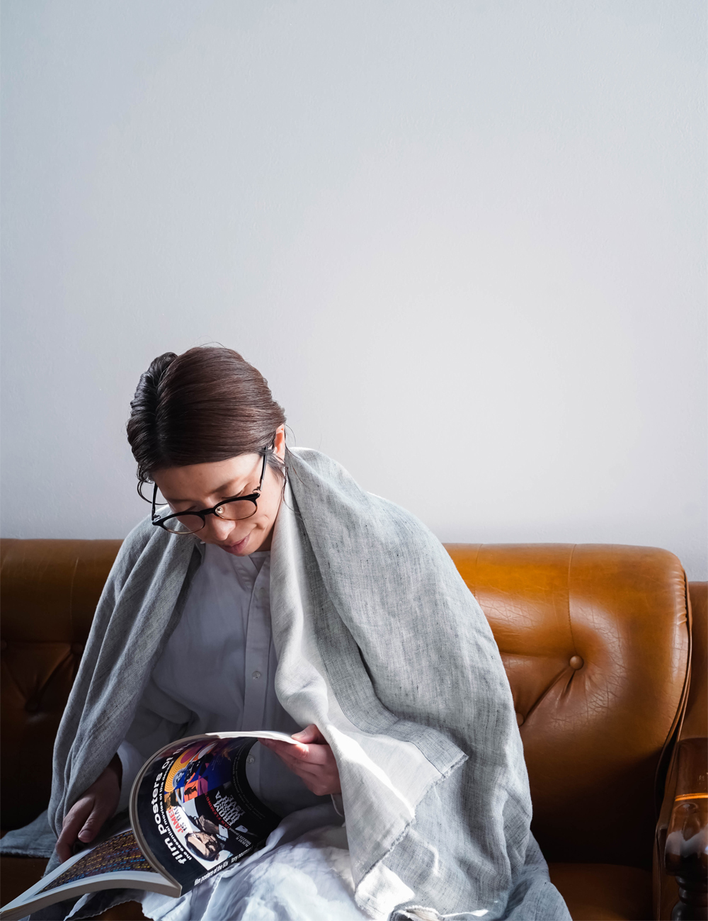 ふわとろ3重リネンガーゼ ハーフケット 多目的に使えるちょうどいい