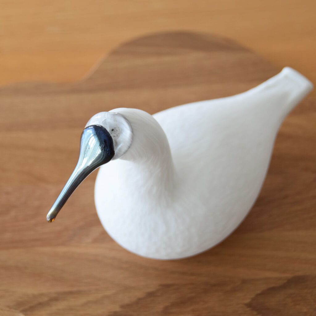 イッタラ アウトレットで古いバードを買いました【Whooper Swan white