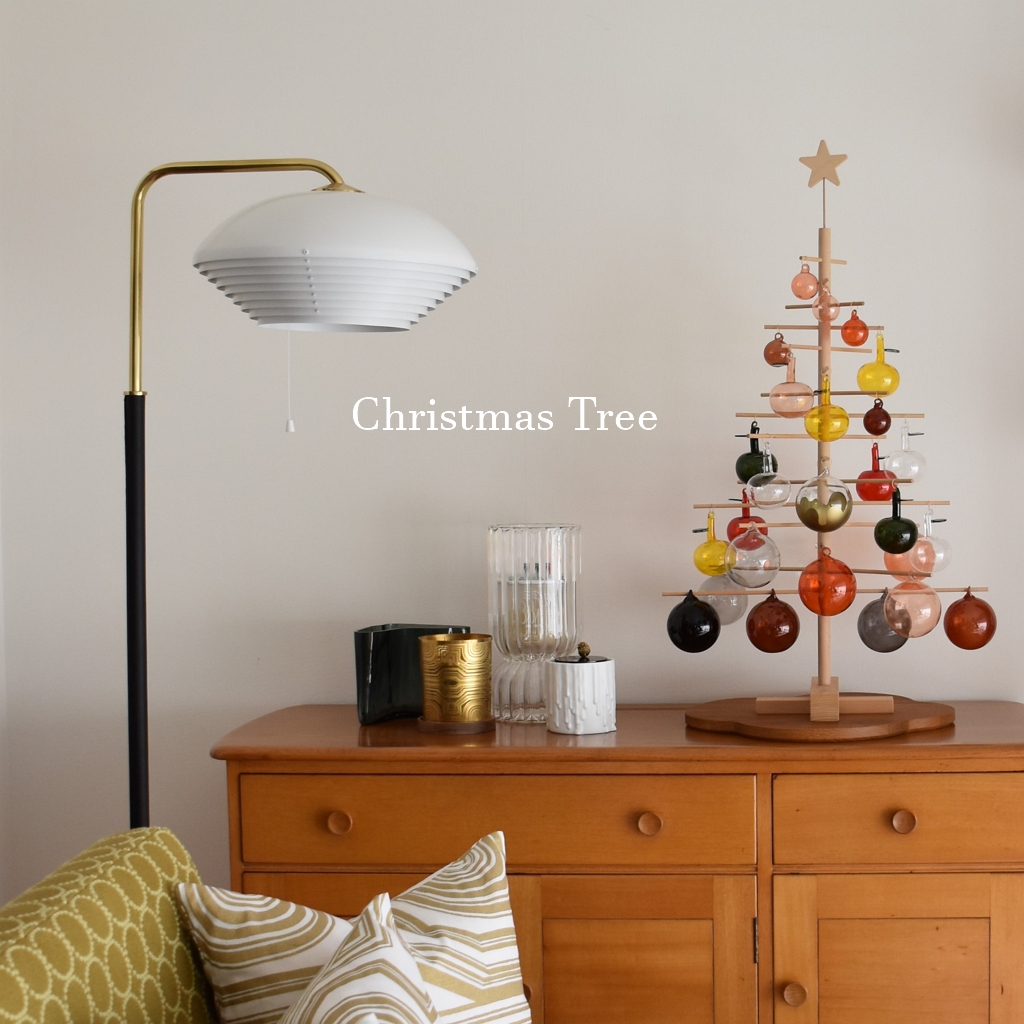 xmas3】イッタラのガラスオーナメントでツリーを飾り付けました