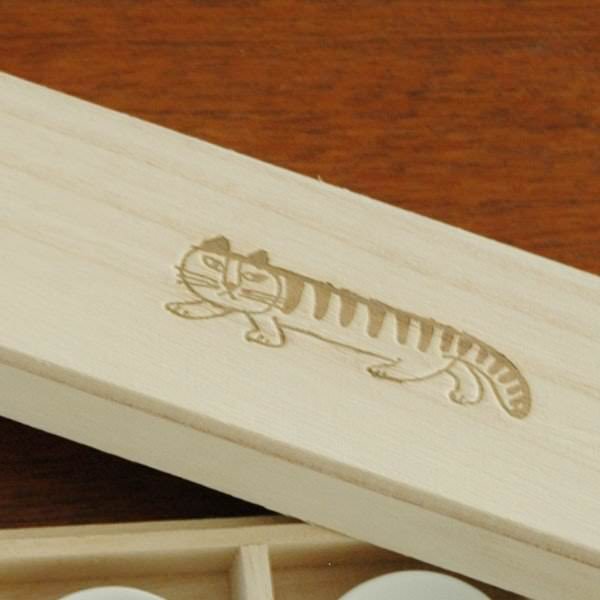 リサ・ラーソン スケッチシリーズ 木箱入箸置きセット | 猫本専門書店