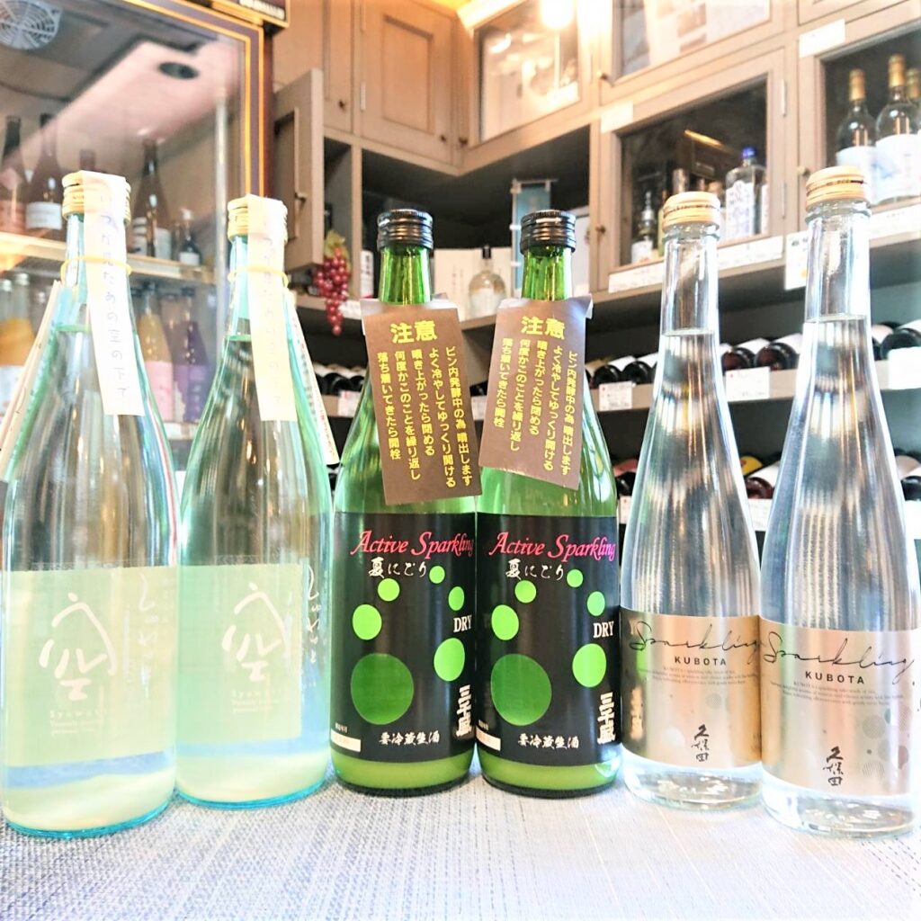 暑い日においしいシュワっとスパークリング！「千代むすび しゅわっと