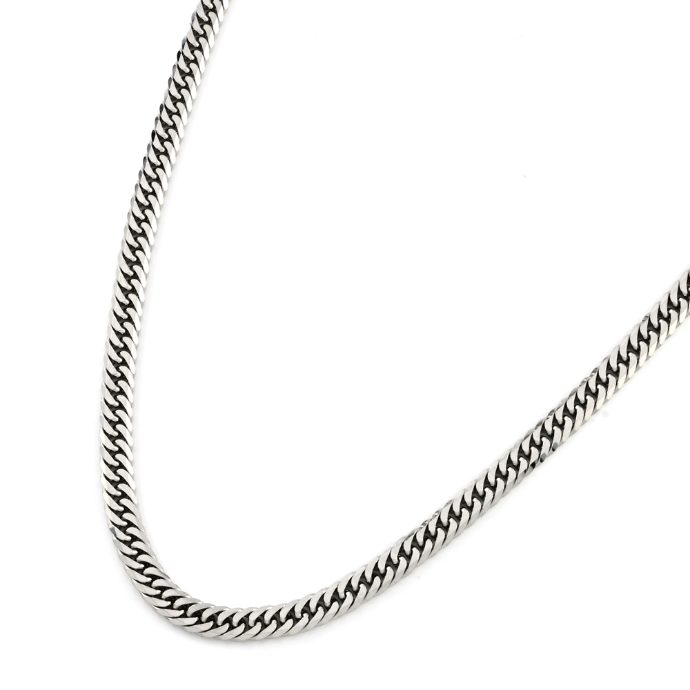 Pt850プラチナ 喜平ネックレス（6面ダブル・50㎝・30G） | ジュエリー