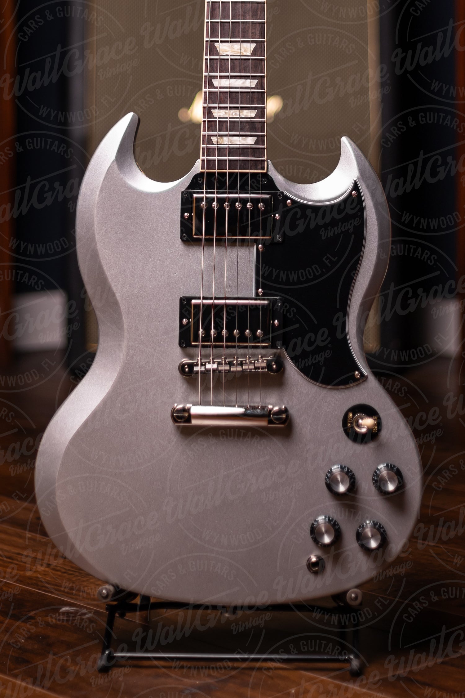 Gibson SG Standard '61 Stop Bar Electric Guitar - Silver Mist
