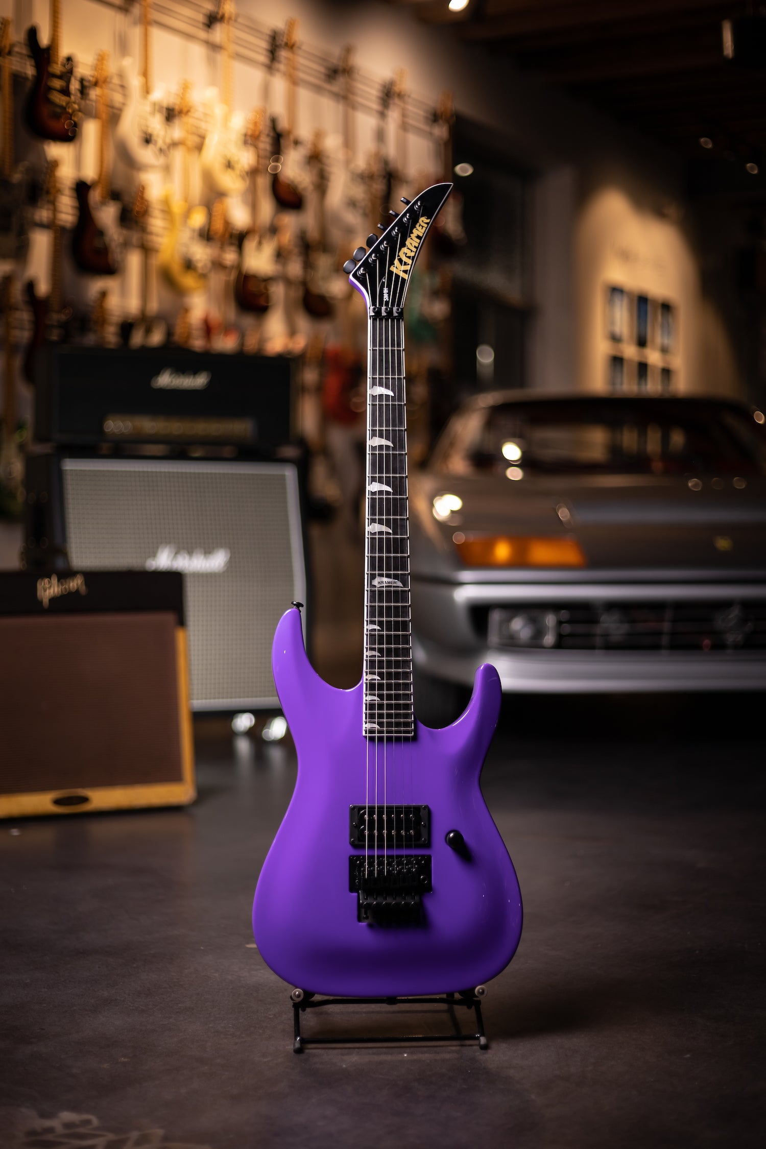 Kramer SM-1 H Electric Guitar - Shockwave Purple – Walt Grace Vintage