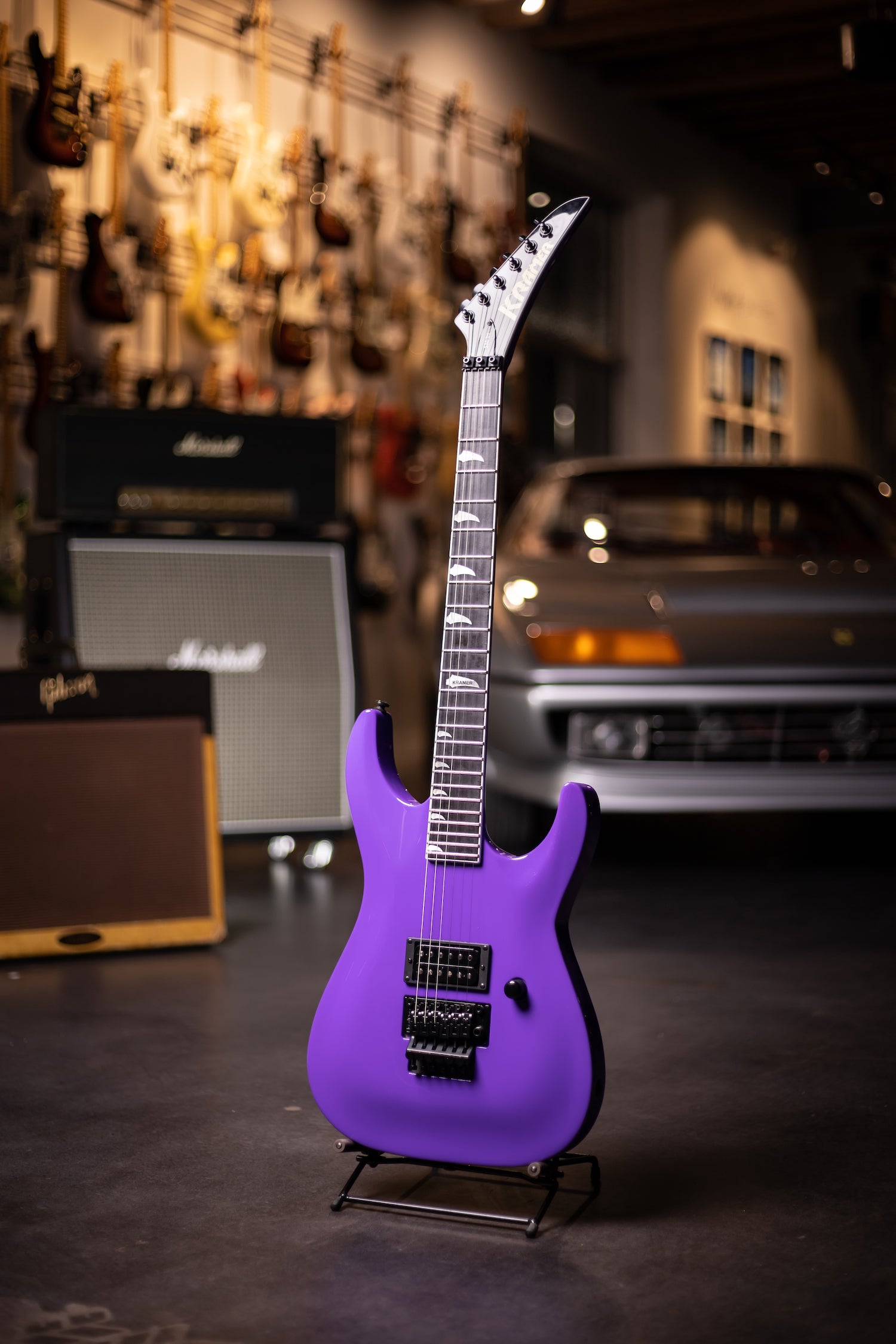 Kramer SM-1 H Electric Guitar - Shockwave Purple – Walt Grace Vintage