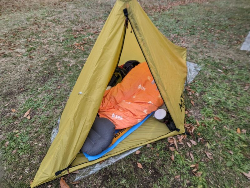 レビュー】重量205g！ トレイルマウンテン / ストックシェルター2G