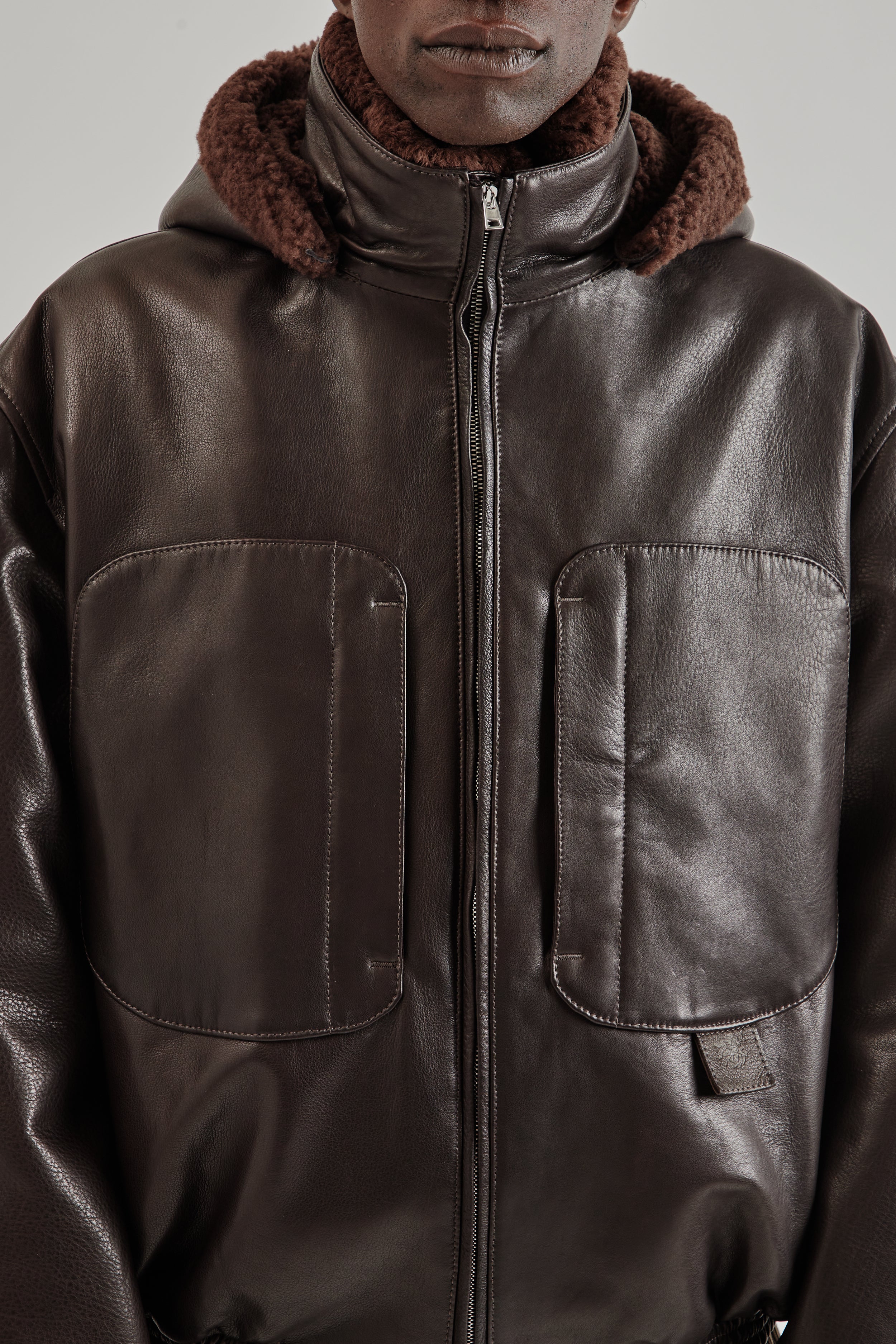 Ranra Sojourner Leather Jacket - Black Coffee | Wallace Mercantile