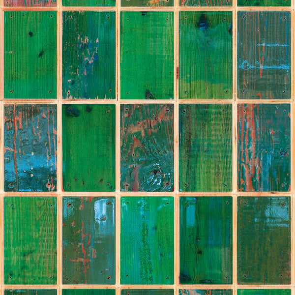 Waste Tiles Wallpaper by Piet Hein Eek / Green PHE-22 | 輸入壁紙