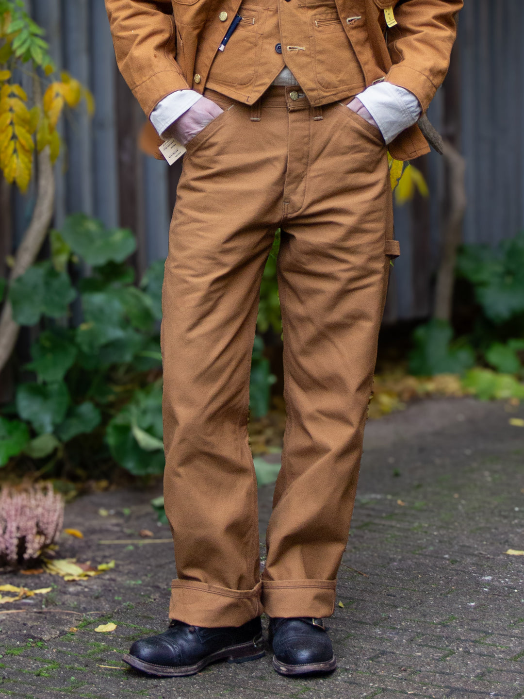 Sugar Cane, Work Pants 13oz, Brown Duck Canvas – Wardrobe 19