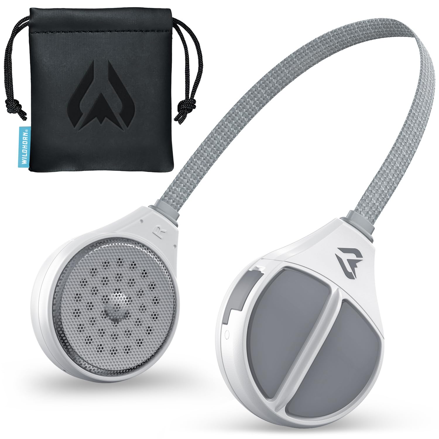 Wildhorn Alta Drop-In Headphones, 10hr Battery Life, White/Blue