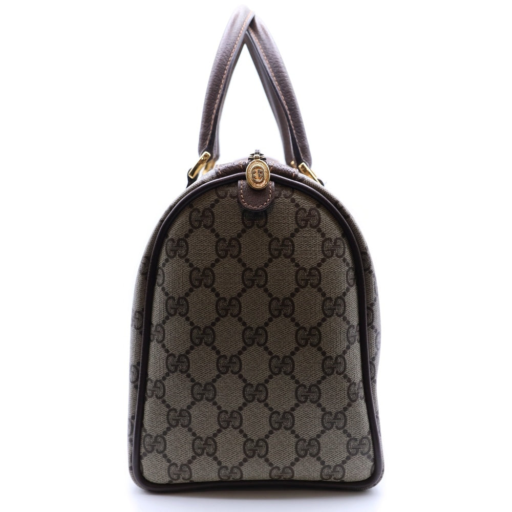 GUCCI(グッチ) シェリーライン ミニボストンバッグ PVC×レザー