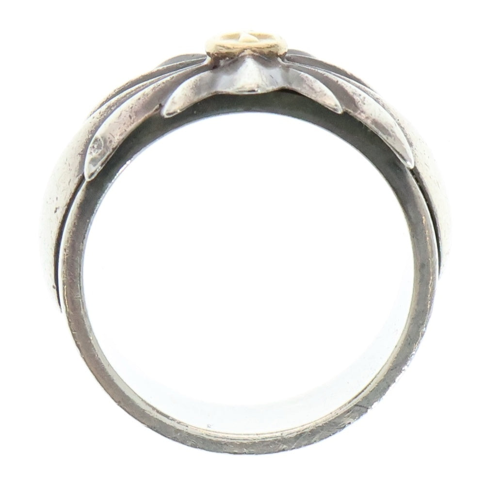 goro's(ゴローズ) GC-24付き平打ちリング シルバー/ゴールド