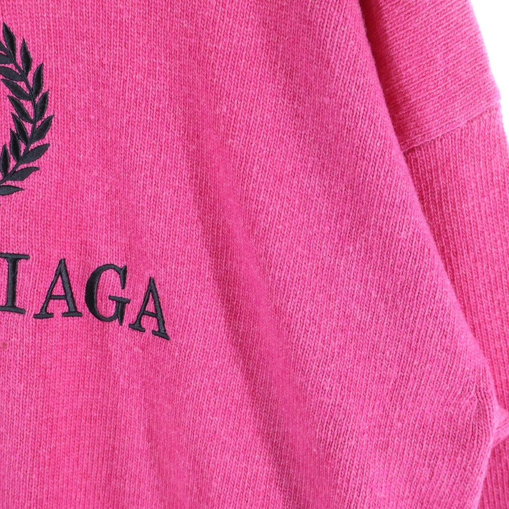 BALENCIAGA(バレンシアガ) 18AW ロゴ刺繍 カシミヤ混 ウール