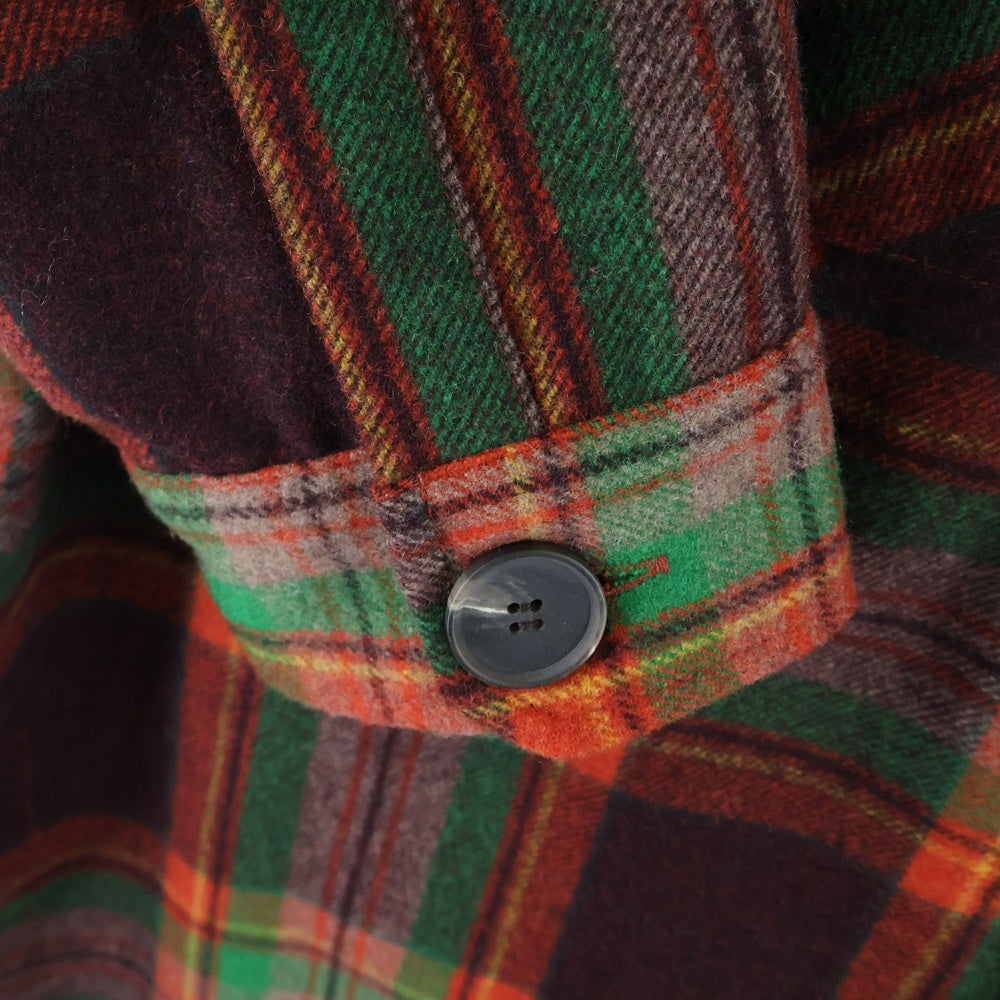 MLVINCE(メルヴィンス) WOOL CHECK JACKET ダブルフラップポケット